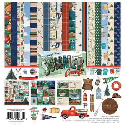 Carta Bella Summer Camp Designpapier - Collection Kit